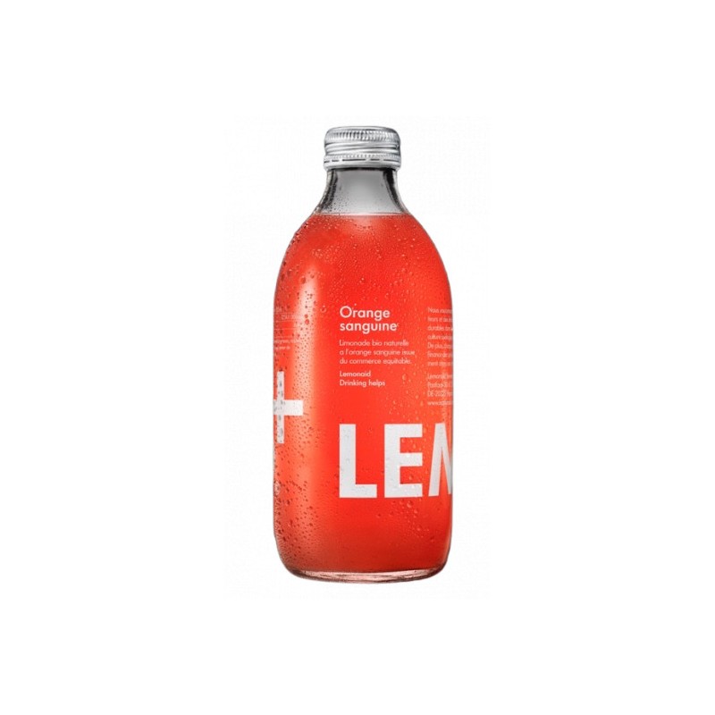 Limonade Orange Sanguine Lemonaid+. / 33cl