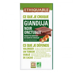 Chocolat Ethiquable Gianduja onctueux 42% / 100g