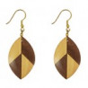 Boucles d'oreilles Marqueterie / Inde