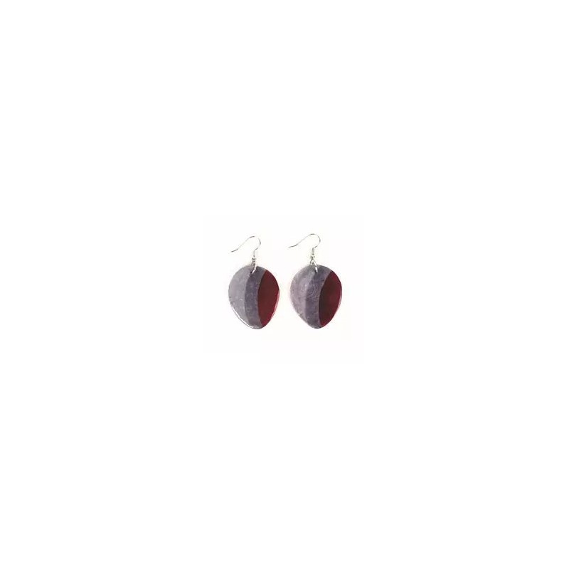Boucles d'oreilles Capiz / Philippines