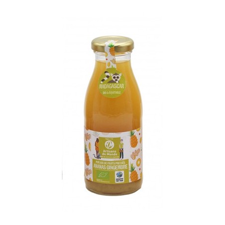Pur Jus Ananas Gingembre bio Madagascar / 25cl