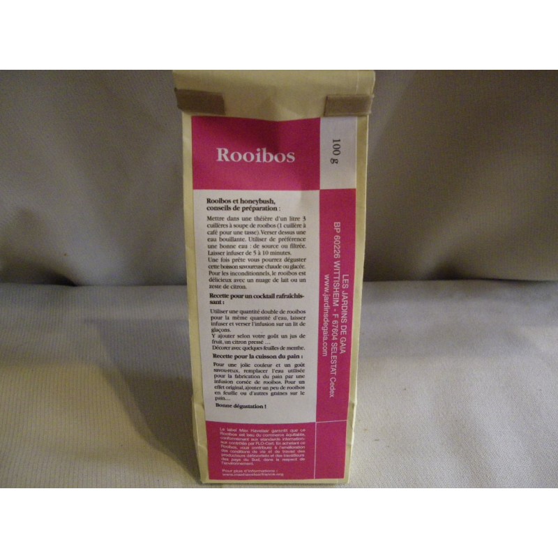 Thé Gaïa Rouge Zoulou digest / 100g vrac