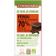 Chocolat Ethiquable noir 70% Pérou / 100g