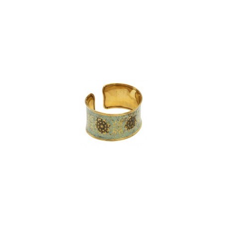 Bracelet MM / Laiton émaillé Inde