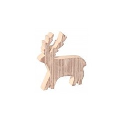 Déco Sapin Renne / Bois de manguier - Inde