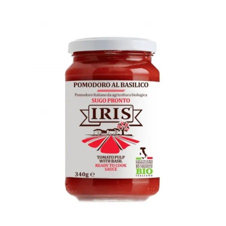 Pulpe de tomate Basilic Iris Bio / 340g