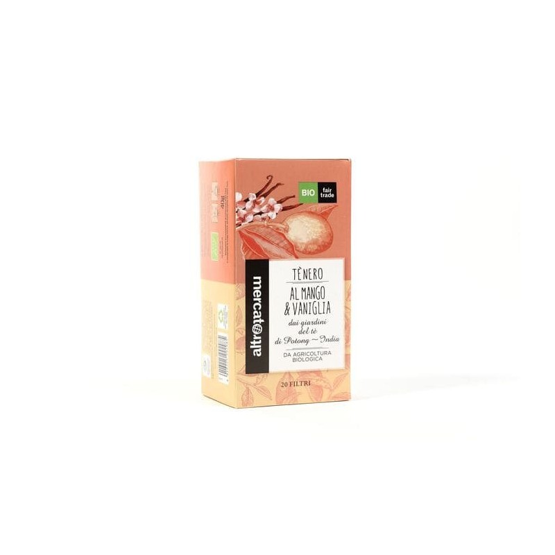 Thé noir mangue et vanille Bio / 20 sachets