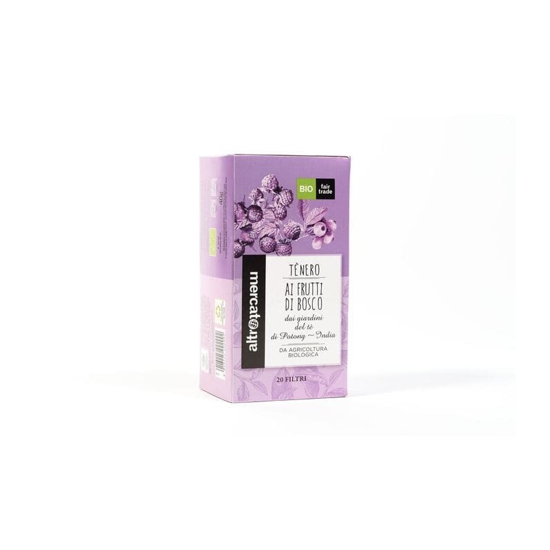 Thé noir fruits des bois Bio / 20 sachets