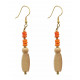 Boucles d'oreilles Plumes / Inde