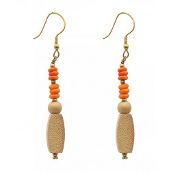 Boucles d'oreilles Plumes / Inde