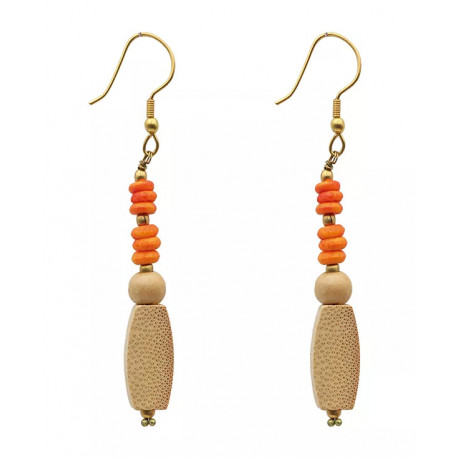 Boucles d'oreilles Plumes / Inde