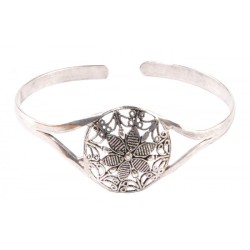 Bracelet Opatha / laiton argenté - Inde
