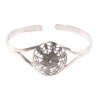 Bracelet Opatha / laiton argenté - Inde