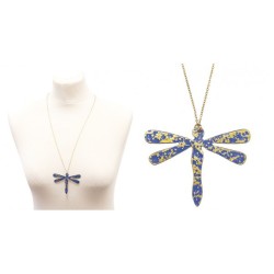 Collier Libellule / laiton - Inde