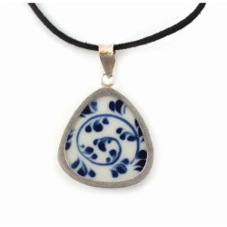 Collier Insecte / laiton céramique - Vietnam