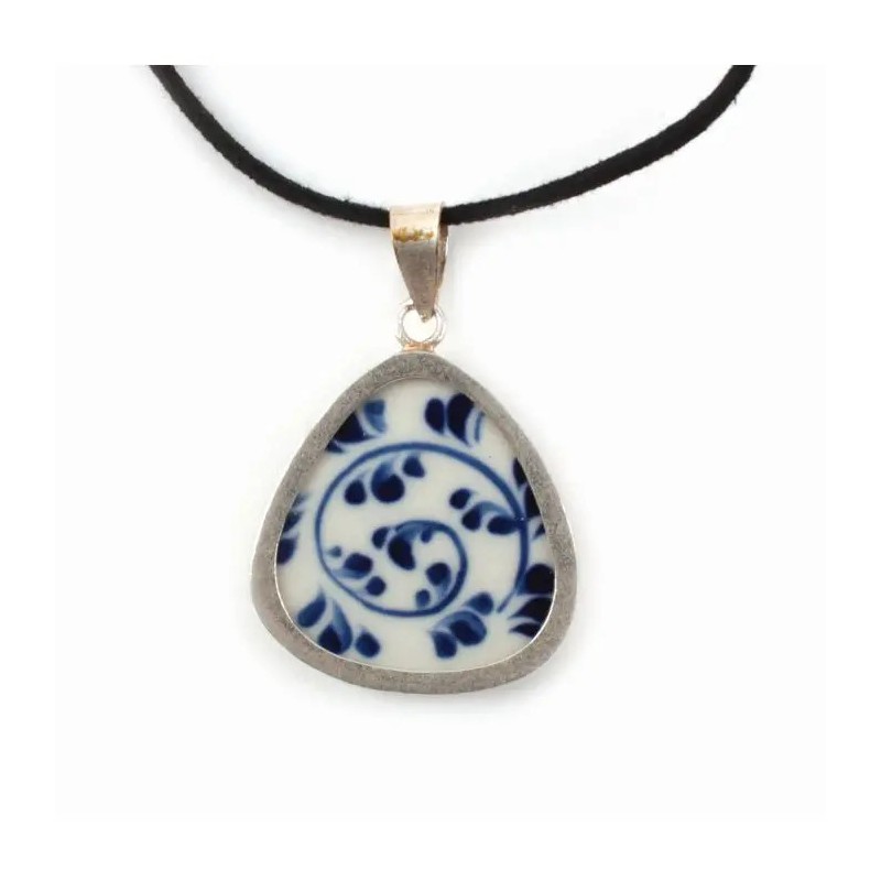 Collier Insecte / laiton céramique - Vietnam