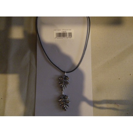Collier feuilles / Laiton - Afrique du Sud