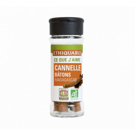 Cannelle Ethiquable en Bâtons BIO / 15g