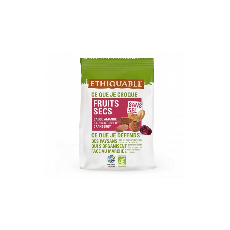 Mélange Fruits Secs Bio Ethiquable / 100g