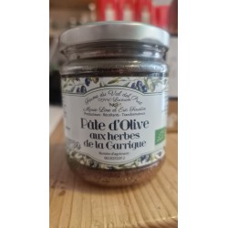 Pâte d'olive aux herbes de la Garrigue Bio / 160g