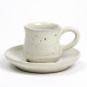 Tasse à café et soucoupe / Céramique - Népal