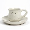 Tasse à café et soucoupe / Céramique - Népal
