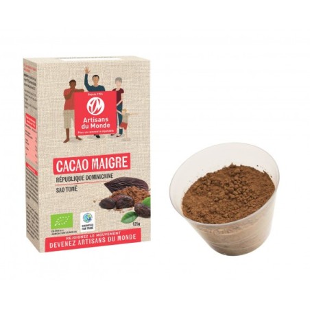 Cacao maigre en poudre AdM / 125g