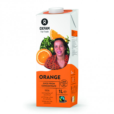 Jus d'orange Oxfam à base de concentré / 1L