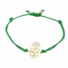 Bracelet enfant Ananas / laiton et coton