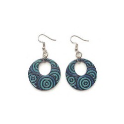 Boucles d'oreilles / Calebasse - Colombie