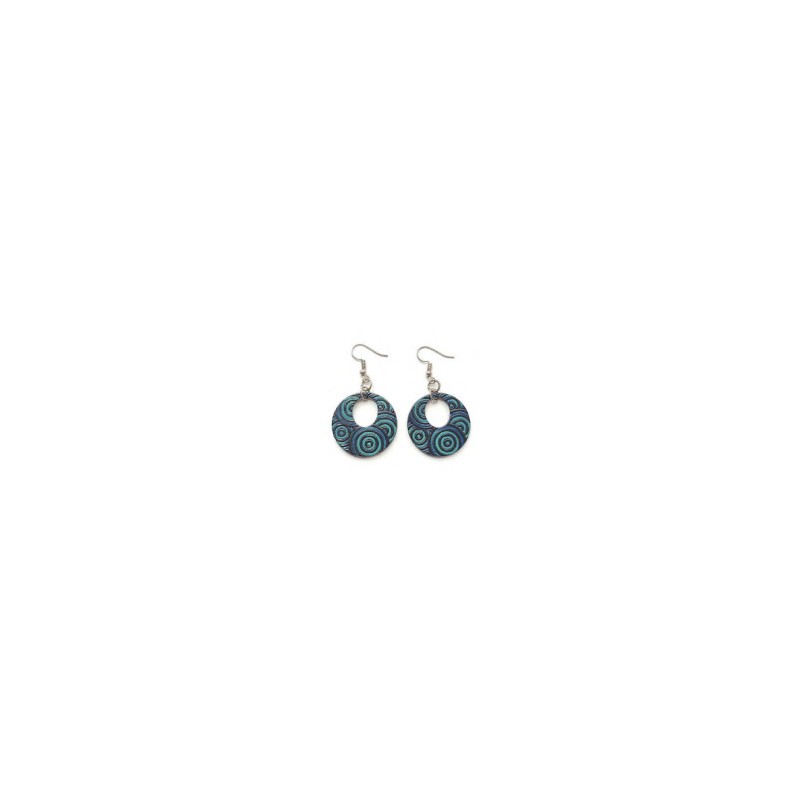 Boucles d'oreilles / Calebasse - Colombie