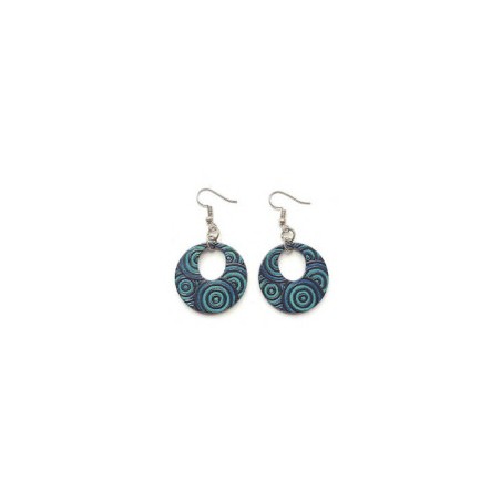 Boucles d'oreilles / Calebasse - Colombie