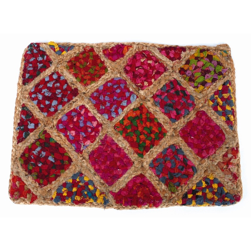 Paillasson 50*40 / Jute et Coton - Inde