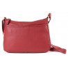 Sac bandoulière rouge / Cuir de buffle - Inde