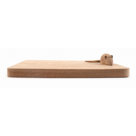 Planche à découper souris / Bois de saména - Indonésie