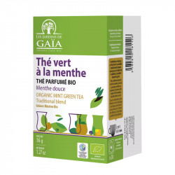 Thé Gaïa vert Menthe / 20 infusettes