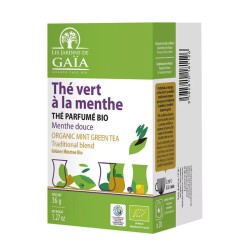 Thé Gaïa vert Menthe / 20 infusettes