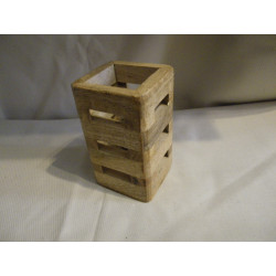 Porte crayons / Inde - Bois de manguier
