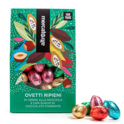 Petits œufs fourrés à la crème de noisette