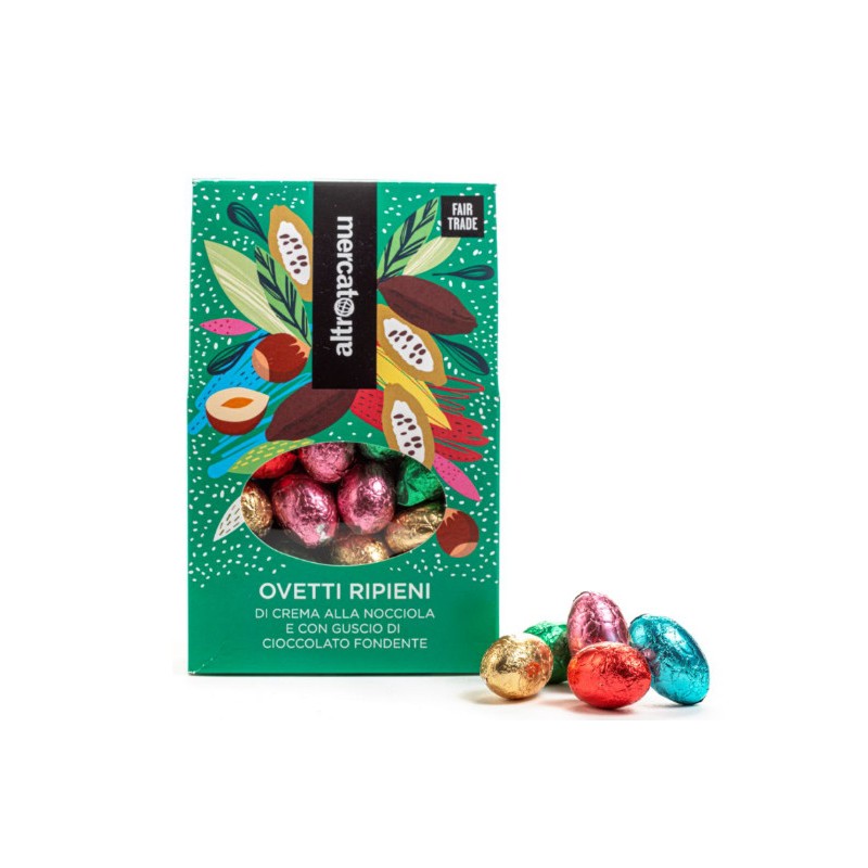 Petits oeufs fourrés à la crème de noisette / 170g
