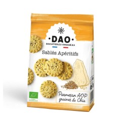 Sablés DAO Parmesan et graines de Chia / 150g