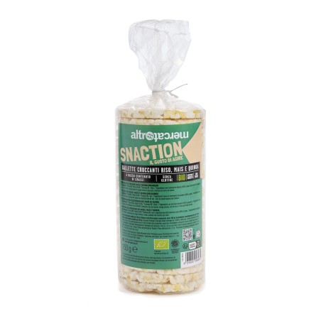 Galettes de riz, maïs et quinoa bio AltroMercato / 150g