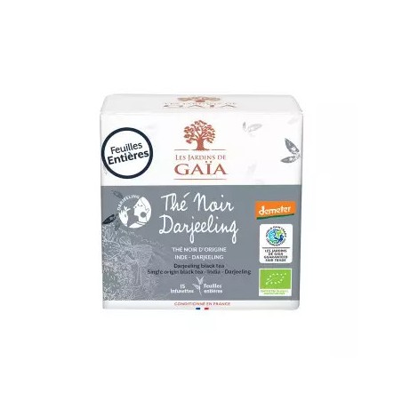 Thé Blanc Gaia Feuilles entières Mangue Pêche  / boite 15 infusettes - 24gr