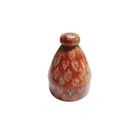 Boite ronde punjab / Pierre gorara - Inde