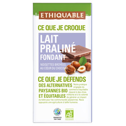 Chocolat Ethiquable Lait Nature / 100g