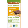 Chocolat Ethiquable noir 76% Cajou / 100g