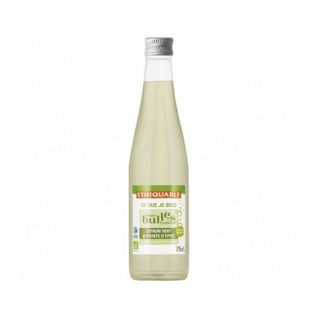 Jus pétillant Pomme Ananas Ethiquable / 75cl