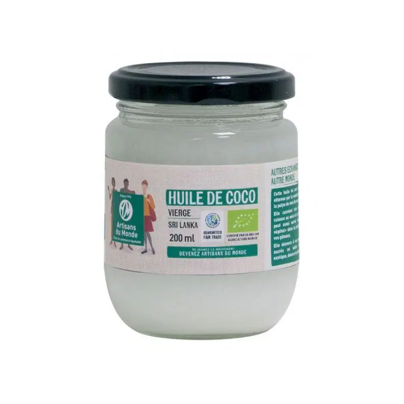 Huile de coco vierge bio / 200 g