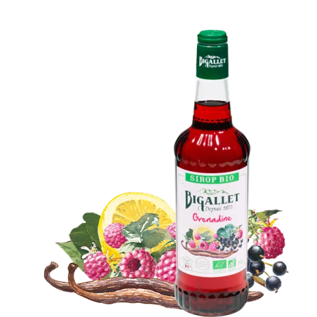 Sirop de grenadine Bigallet bio / 70cl