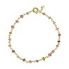 Bracelet perles plaqué or /  Inde